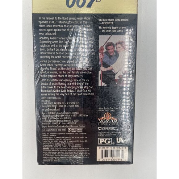 3 VHS TAPES OF James Bond 007 Ultimate Classics VHS Set New In Package - Picture 7 of 8